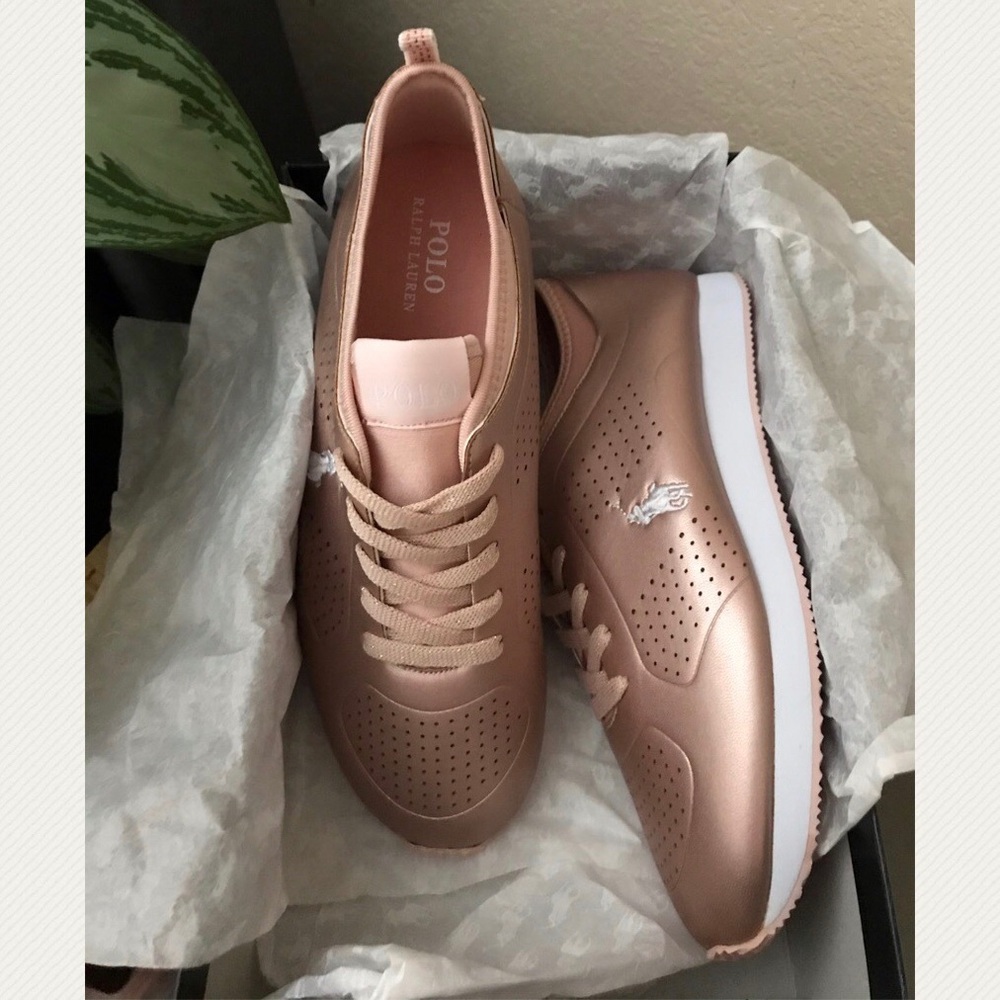 Polo Ralph Lauren Rose Gold sneakers